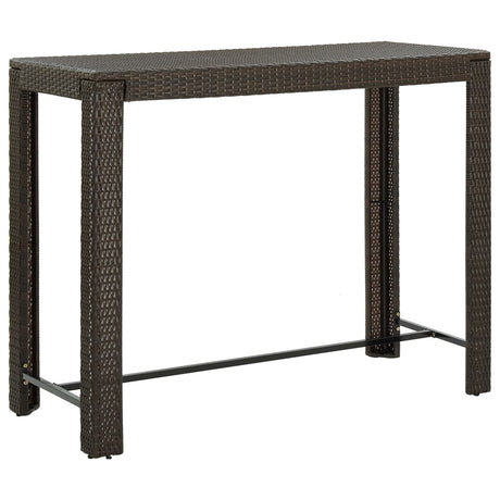 Garden Bar Table Poly Rattan