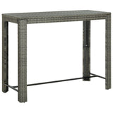 Garden Bar Table Poly Rattan