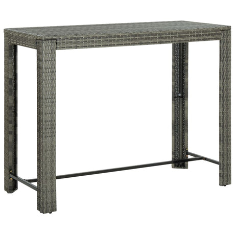 Garden Bar Table Poly Rattan