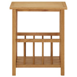 Magazine Table 45x35x55 cm Solid Oak Wood
