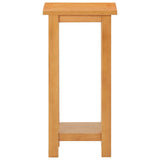 Side Table 27x24x55 cm Solid Oak Wood