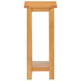 Side Table 27x24x55 cm Solid Oak Wood