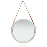 Wall Mirror With Strap 50 Cm