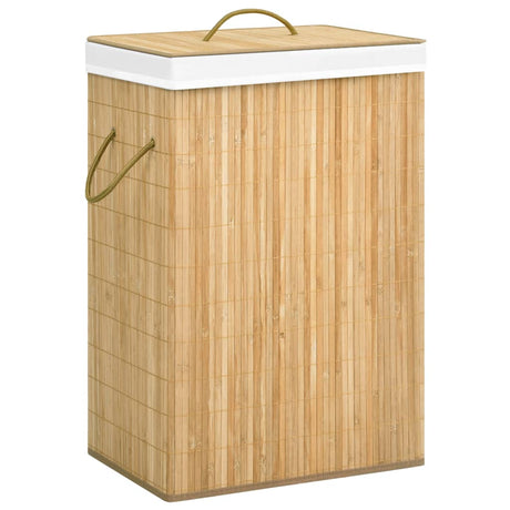 Bamboo Laundry Basket Brown 100 L
