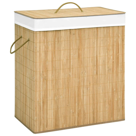 Bamboo Laundry Basket Brown 100 L