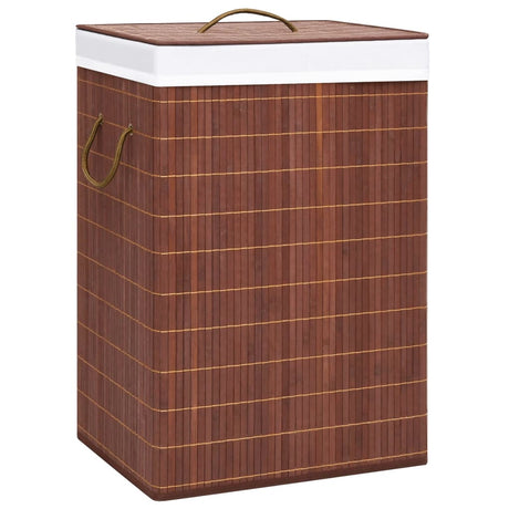 Bamboo Laundry Basket Brown 100 L
