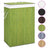 Bamboo Laundry Bin Rectangular Natural