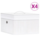 Bamboo Storage Boxes 4 Pcs