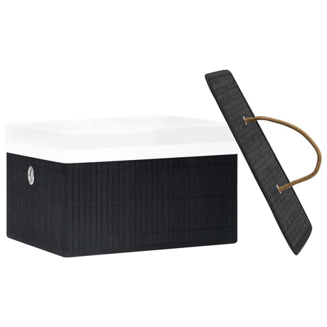 Bamboo Storage Boxes 4 Pcs
