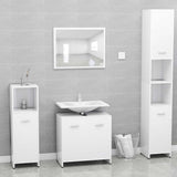 Bathroom Cabinet 60X33X61 Cm Engineered Wood