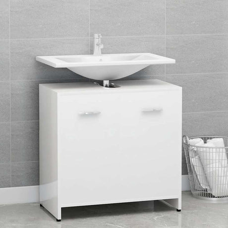 Bathroom Cabinet 60X33X61 Cm Engineered Wood