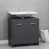 Bathroom Cabinet 60X33X61 Cm Engineered Wood