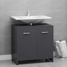 Bathroom Cabinet 60X33X61 Cm Engineered Wood