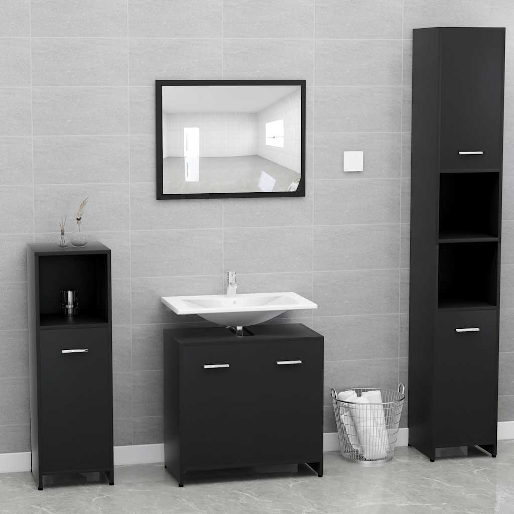 Bathroom Furniture Set Engineered Wood