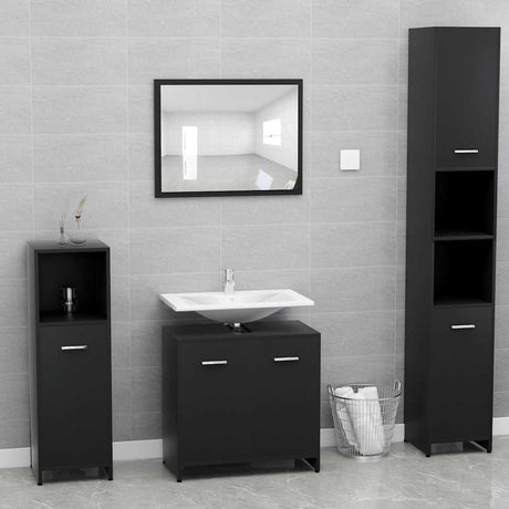 Bathroom Furniture Set Engineered Wood