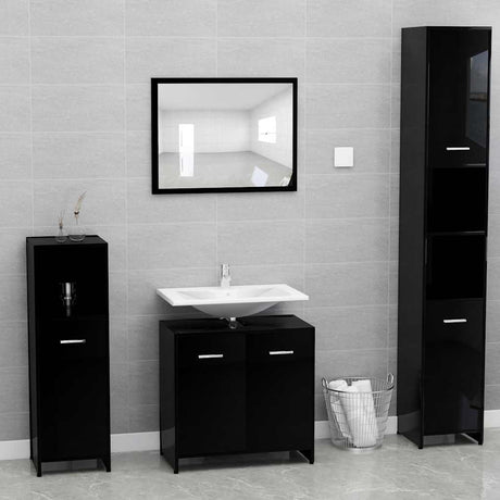 Bathroom Furniture Set Engineered Wood
