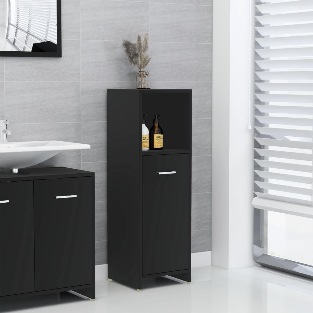 Bathroom Cabinet 30X30X95 Cm Engineered Wood
