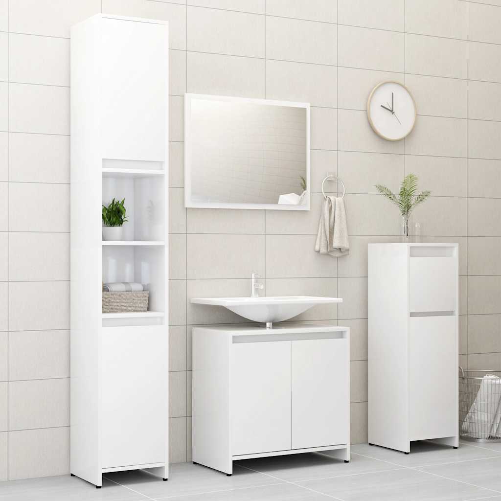 Bathroom Furniture Set Engineered Wood