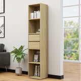 Book Cabinet 36X30X171 Cm Engineered Wood
