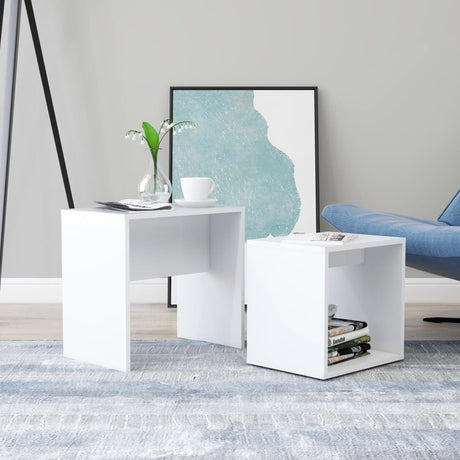 Coffee Table Set 48X30X45 Cm Engineered Wood