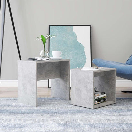 Coffee Table Set 48X30X45 Cm Engineered Wood