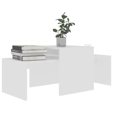 Coffee Table Set 100X48X40 Cm Engineered Wood