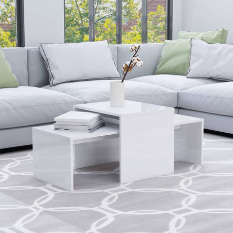 Coffee Table Set 100X48X40 Cm Engineered Wood