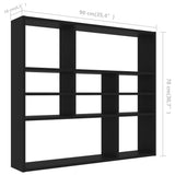 Wall Shelf 90X16X78 Cm Engineered Wood