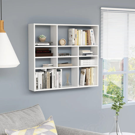 Wall Shelf 90X16X78 Cm Engineered Wood