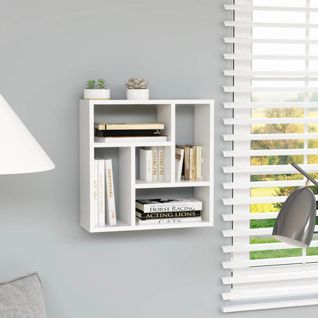 Wall Shelf 45.1X16X45.1 Cm Engineered Wood