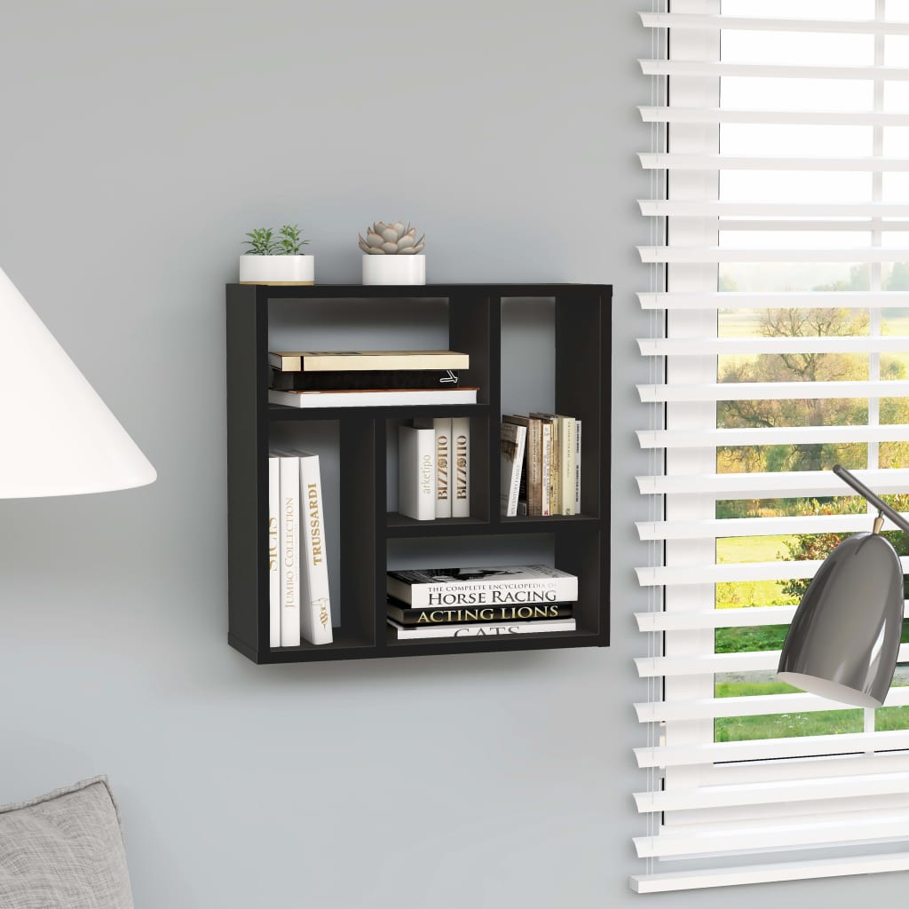 Wall Shelf 45.1X16X45.1 Cm Engineered Wood