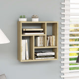 Wall Shelf 45.1X16X45.1 Cm Engineered Wood