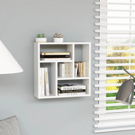 Wall Shelf 45.1X16X45.1 Cm Engineered Wood