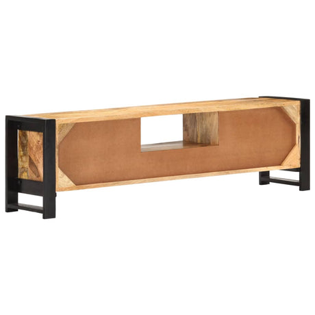 Tv Cabinet 140X30X40 Cm Rough Mango Wood