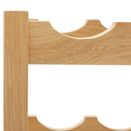 Wine Rack For 12 Bottles 47X21X36 Cm Solid Oak Wood