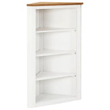 Corner Shelf 59X36X100 Cm Solid Oak Wood
