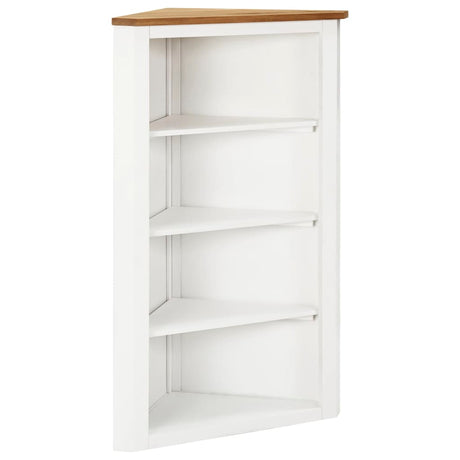 Corner Shelf 59X36X100 Cm Solid Oak Wood