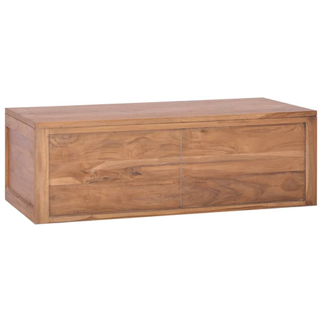 Wall-Mounted Bathroom Cabinet Solid Teak Wood