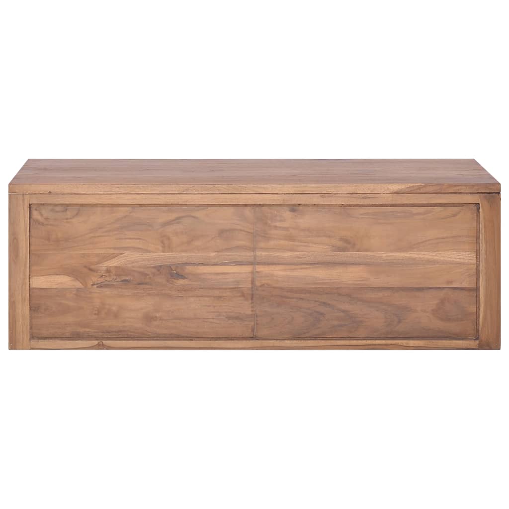 Wall-Mounted Bathroom Cabinet Solid Teak Wood