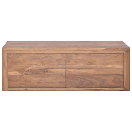 Wall-Mounted Bathroom Cabinet Solid Teak Wood