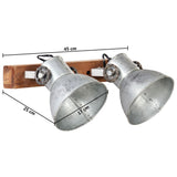 Industrial Wall Lamp 45X25 Cm E27