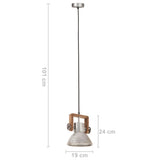 Industrial Hanging Lamp 25 W Round 19 Cm E27