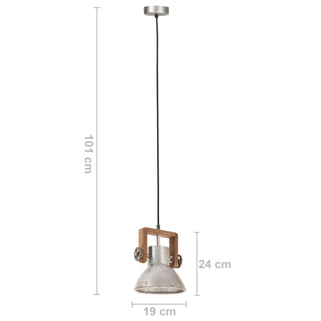 Industrial Hanging Lamp 25 W Round 19 Cm E27