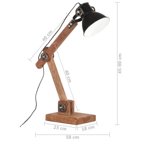 Industrial Desk Lamp Round 58X18X90 Cm E27