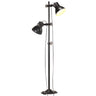 Floor Lamp With 2 Lampshade E27 Cast Iron