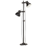 Floor Lamp With 2 Lampshade E27 Cast Iron