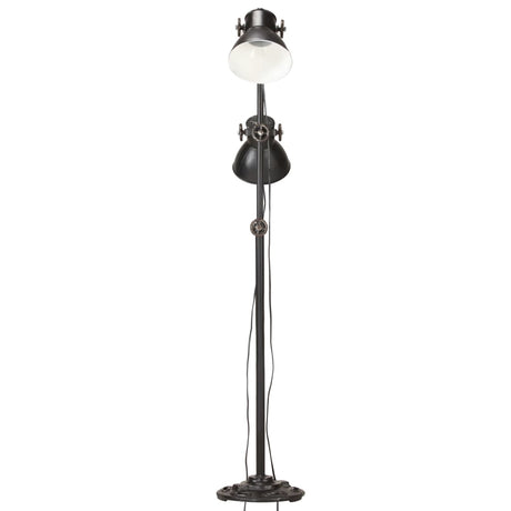 Floor Lamp With 2 Lampshade E27 Cast Iron