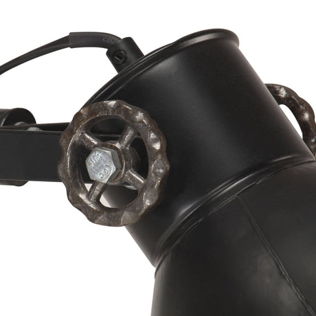 Floor Lamp With 2 Lampshade E27 Cast Iron