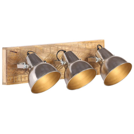Industrial Wall Lamp 68X23 Cm E27 Mango Wood