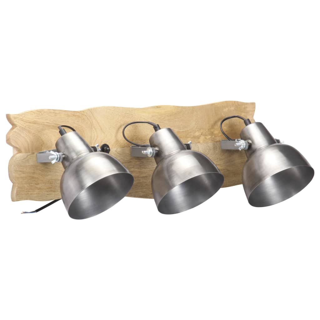 Industrial Wall Lamp 68X23 Cm E27 Mango Wood